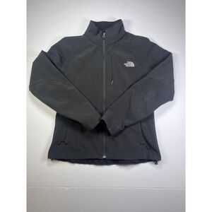 The North Face Apex Bionic Jacket Womens Medium Black‎ Softshell Full Zip Fleece